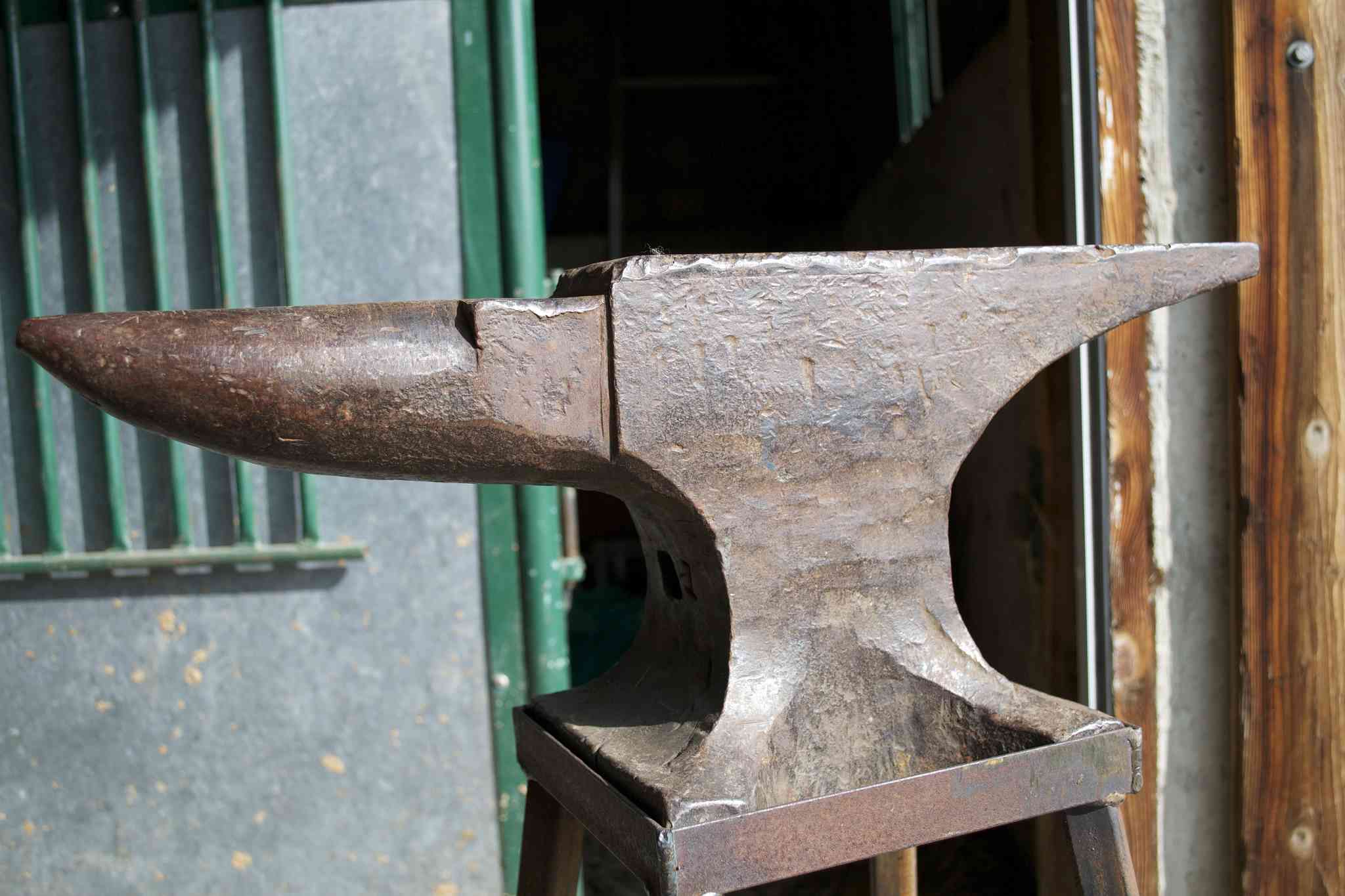 An anvil on a Stand
