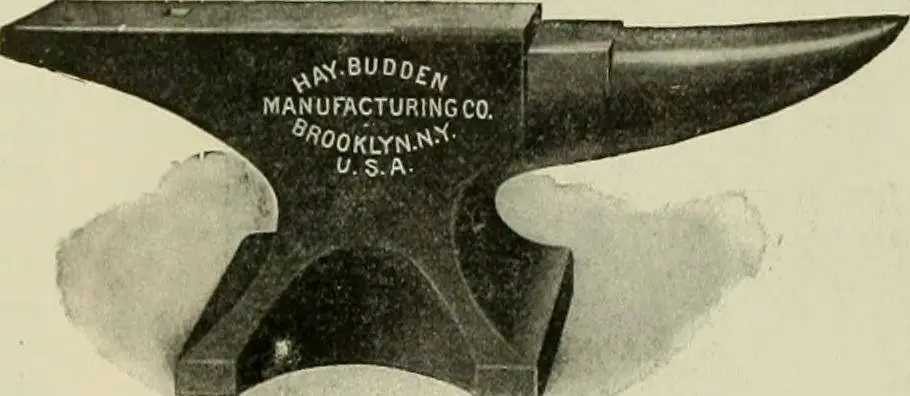 Illustration of a Hay Budden Anvil. Image