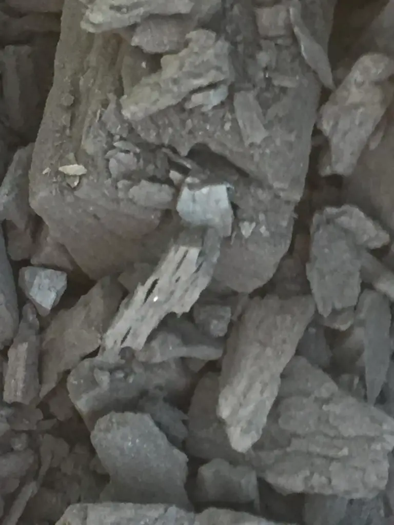 A close up photo of Lump Charcoal