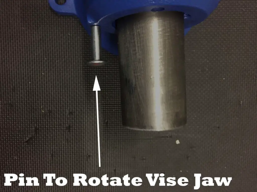 an image that illustrated the pin that allows my vise to rotate